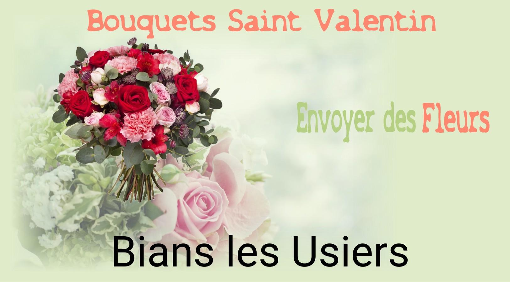 Roses de Saint-Valentin livrées à Bians-les-Usiers